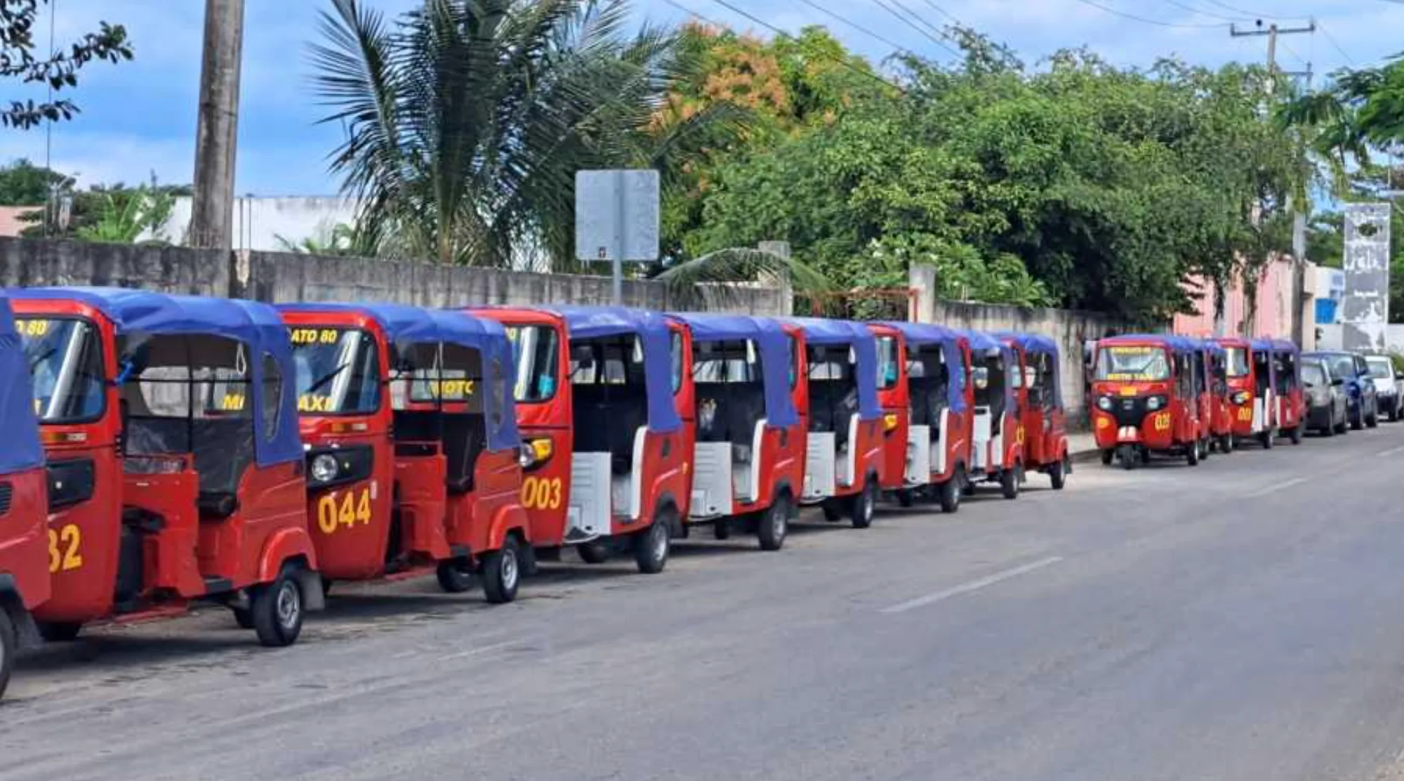 Mototaxis in Cancun