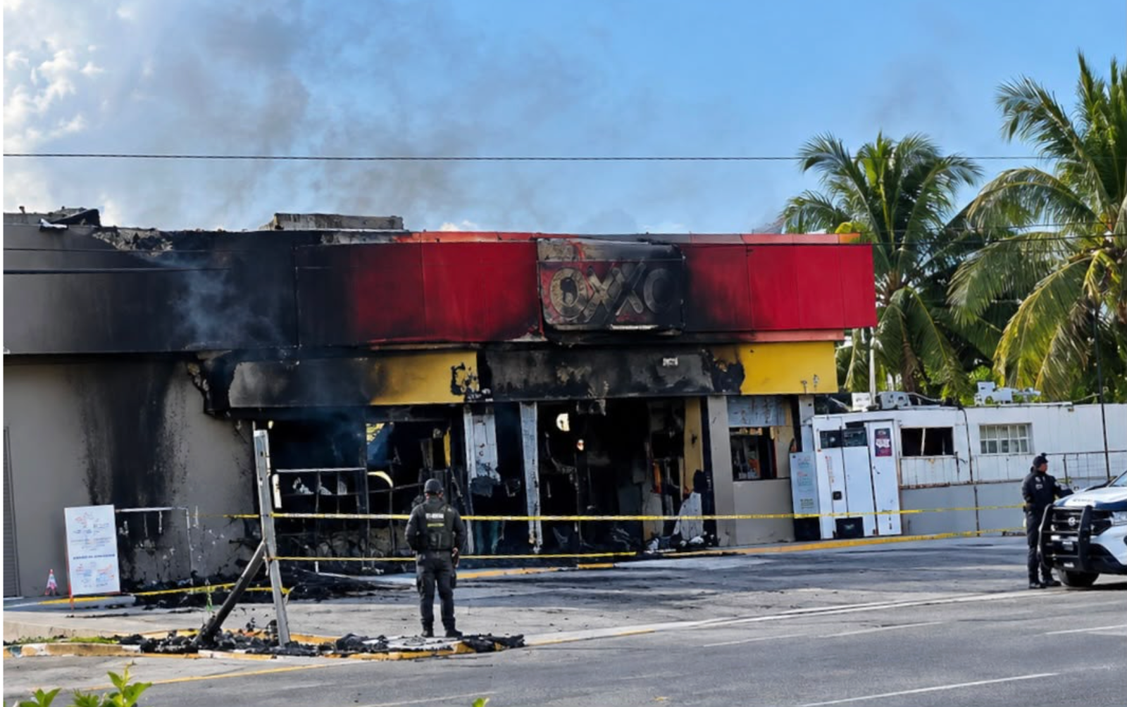 explosion oxxo puerto morelos