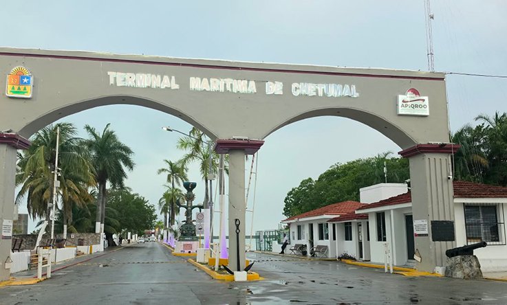 Maritime terminal operated by APIQROO in Quintana Roo, Mexico