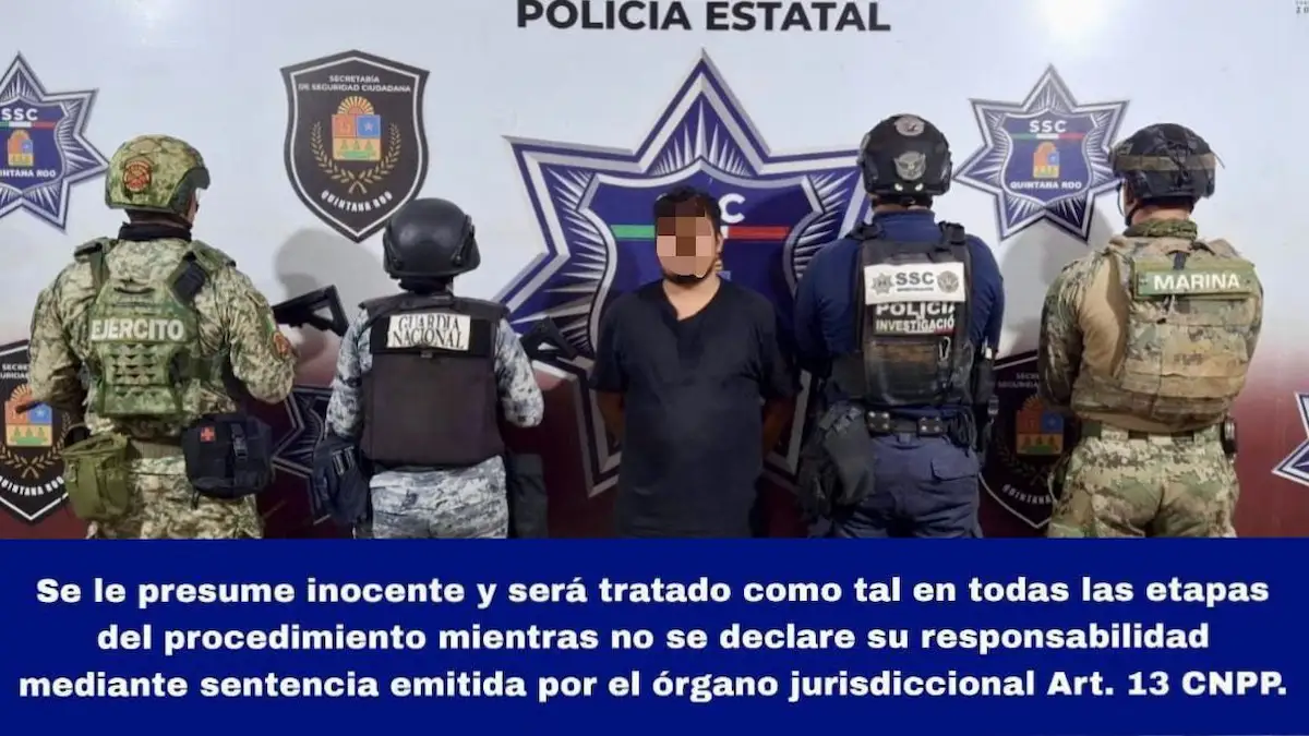 A man is arrested in Benito Juárez, Quintana Roo, on an outstanding attempted homicide warrant.