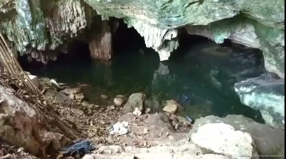 A cenote in Quintana Roo, part of an extensive underground river system that the proposed reserve would protect.