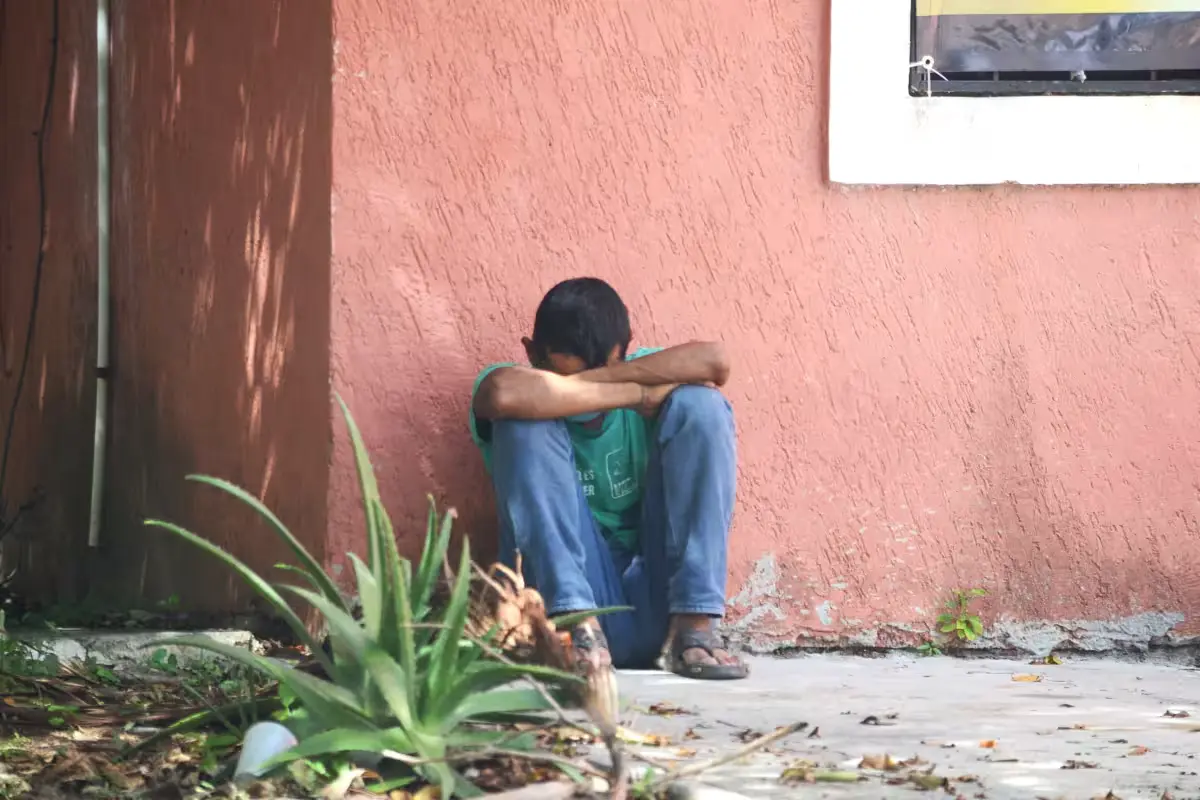 Mental health professionals and social workers participate in a prevention campaign in Cozumel, Quintana Roo.