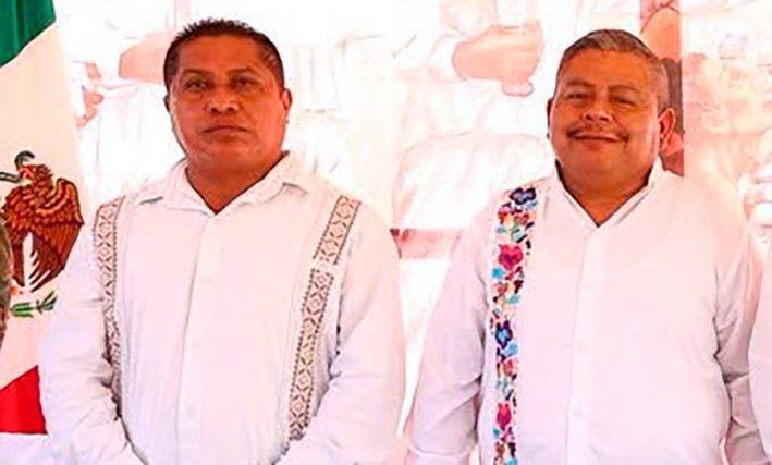 Representatives of the Gran Consejo Maya de Quintana Roo, which is seeking direct talks with Mexico's Supreme Court over Mayan cultural heritage