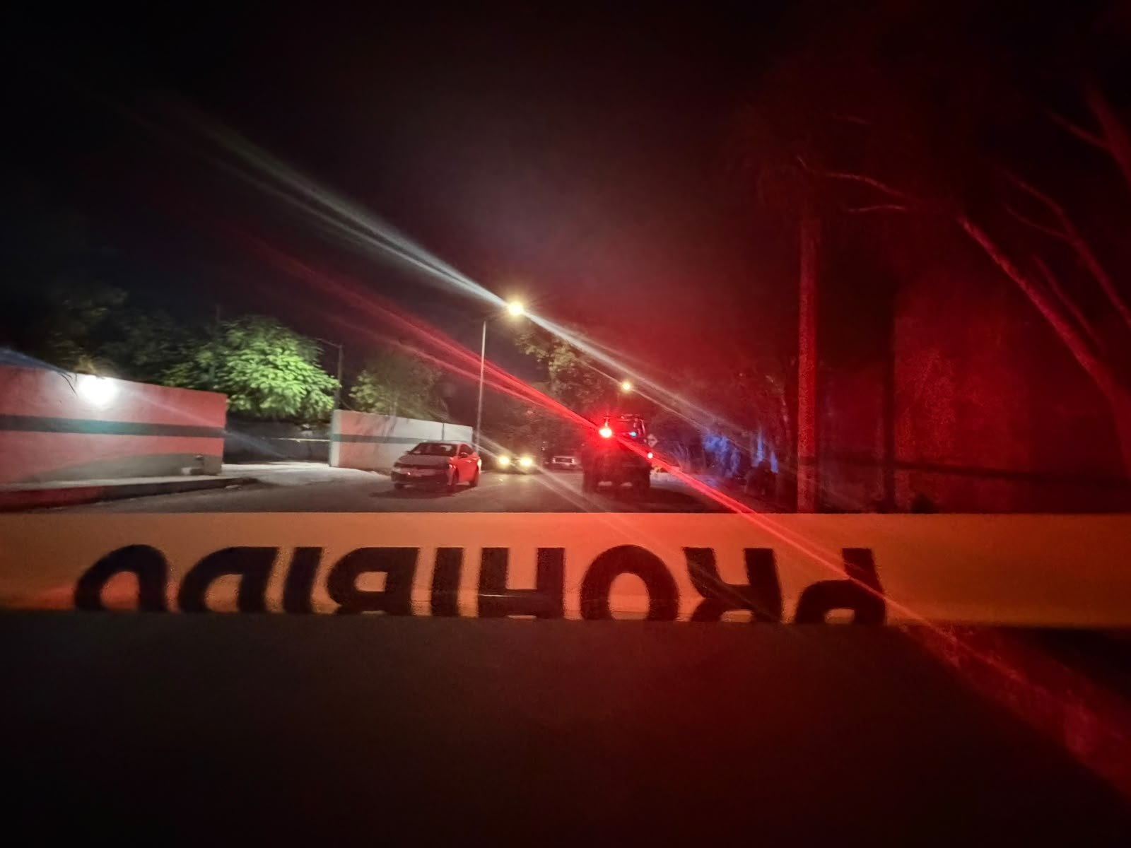 Fire damage inside the offices of the Puerto Aventuras taxi drivers union after a Molotov cocktail attack
