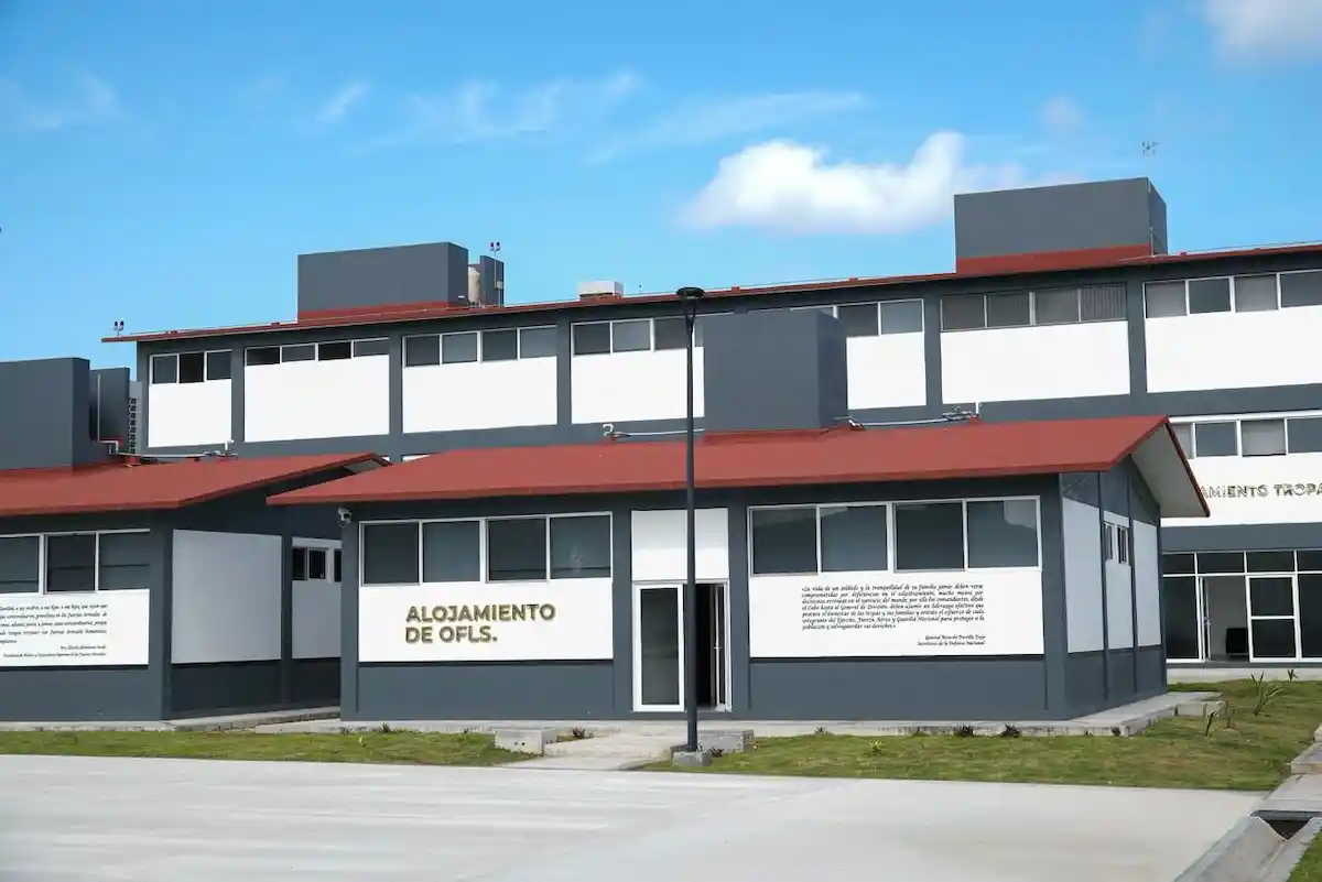 Inauguration of the National Guard housing complex in Chetumal, Quintana Roo