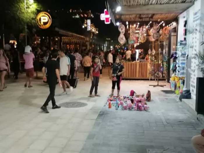 Quinta Avenida, the main tourist strip in Playa del Carmen, Quintana Roo