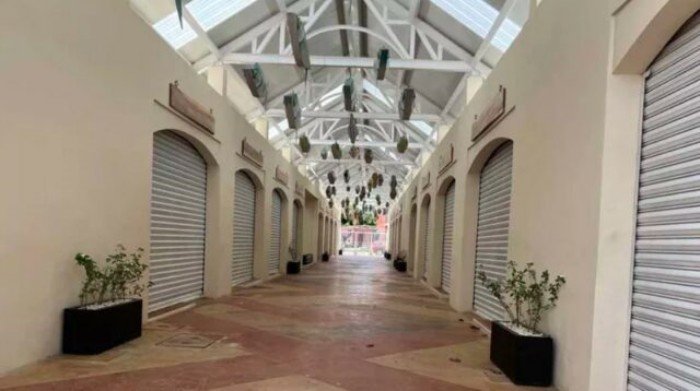 Interior of the Puerto Juárez market in Cancun, Mexico