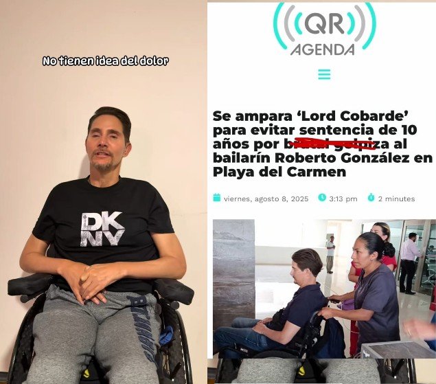 Actor Eugenio Derbez, star of the Prime Video series El juicio, whom assault survivor Robert Gonzalez addressed in a video message