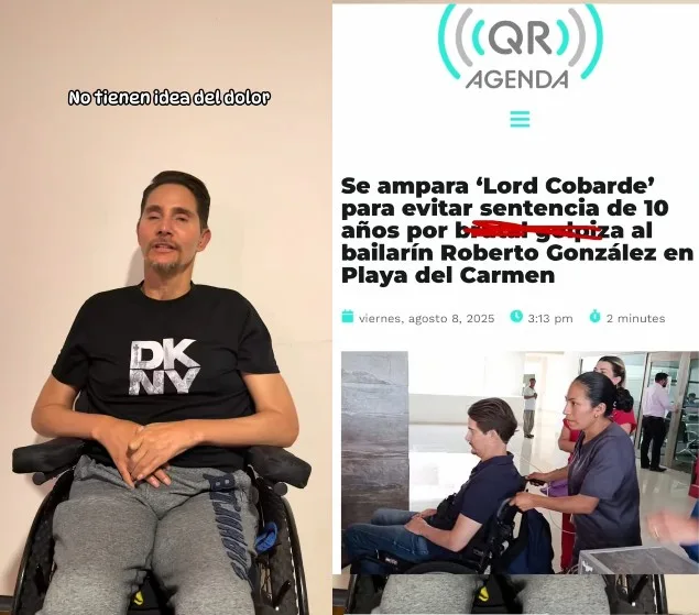 Actor Eugenio Derbez, star of the Prime Video series El juicio, whom assault survivor Robert Gonzalez addressed in a video message