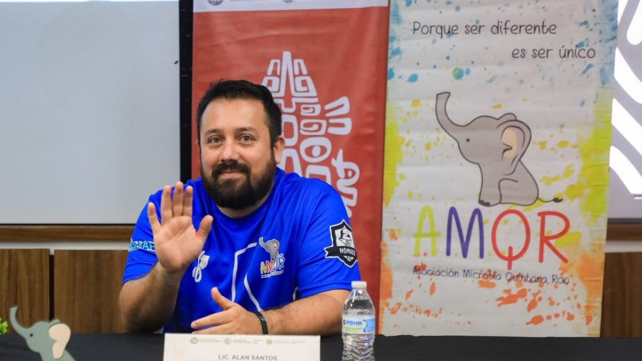 Promotional poster for Sena Fest, a Mexican Sign Language festival in Playa del Carmen, Quintana Roo