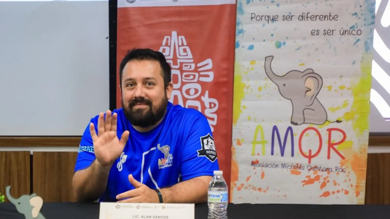 Promotional poster for Sena Fest, a Mexican Sign Language festival in Playa del Carmen, Quintana Roo