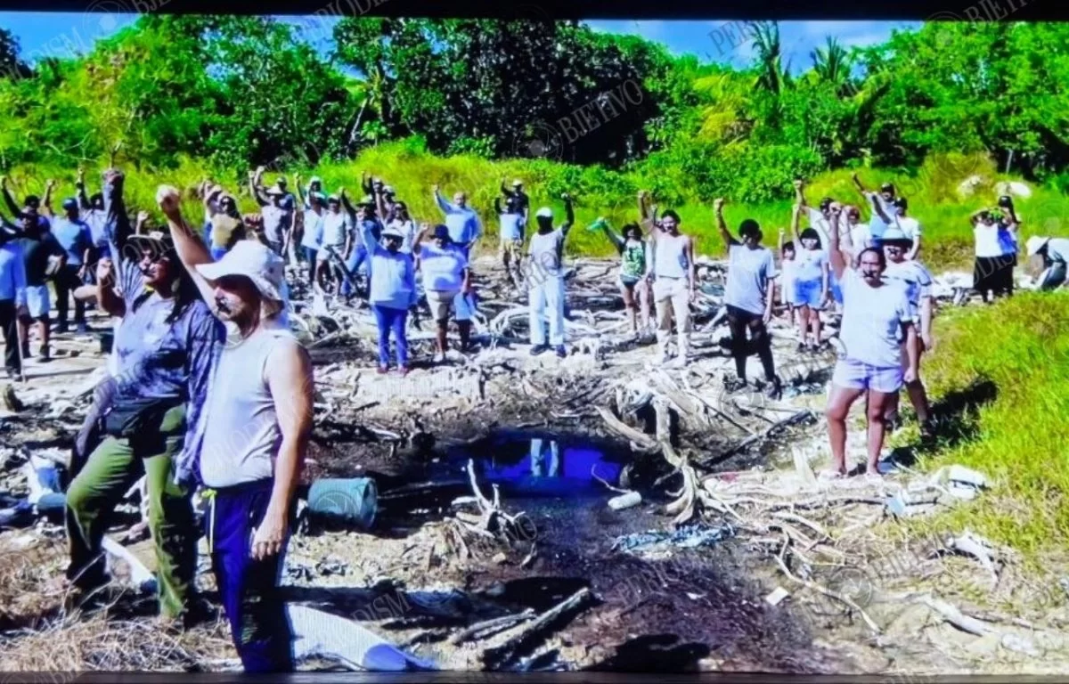 Women environmental defenders who protect the Chacmuchuch lagoon system on the outskirts of Cancún