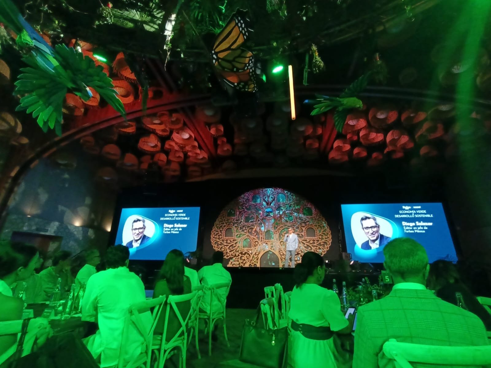 Business leaders and tourism specialists gathered at the Forbes Xcaret forum on green economy and sustainable development in the Riviera Maya