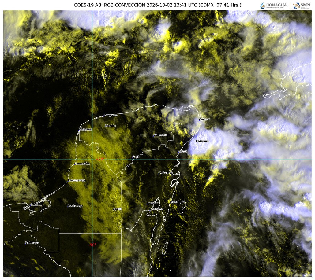 Dark storm clouds gather over the Quintana Roo sky ahead of heavy rainfall