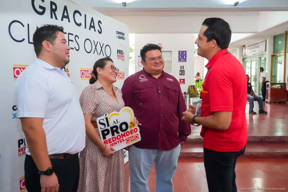 OXXO convenience store logo displayed outside a store in Mexico