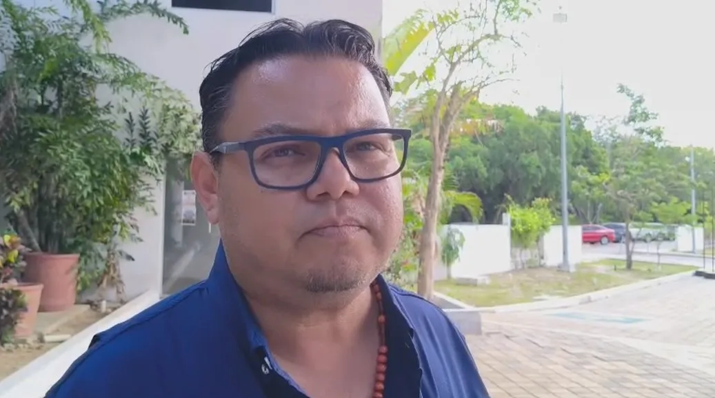 José Ramón Cárdenas González, president of the Riviera Maya Business Coordinating Council, speaks about plans for a Quinta Avenida trust in Playa del Carmen