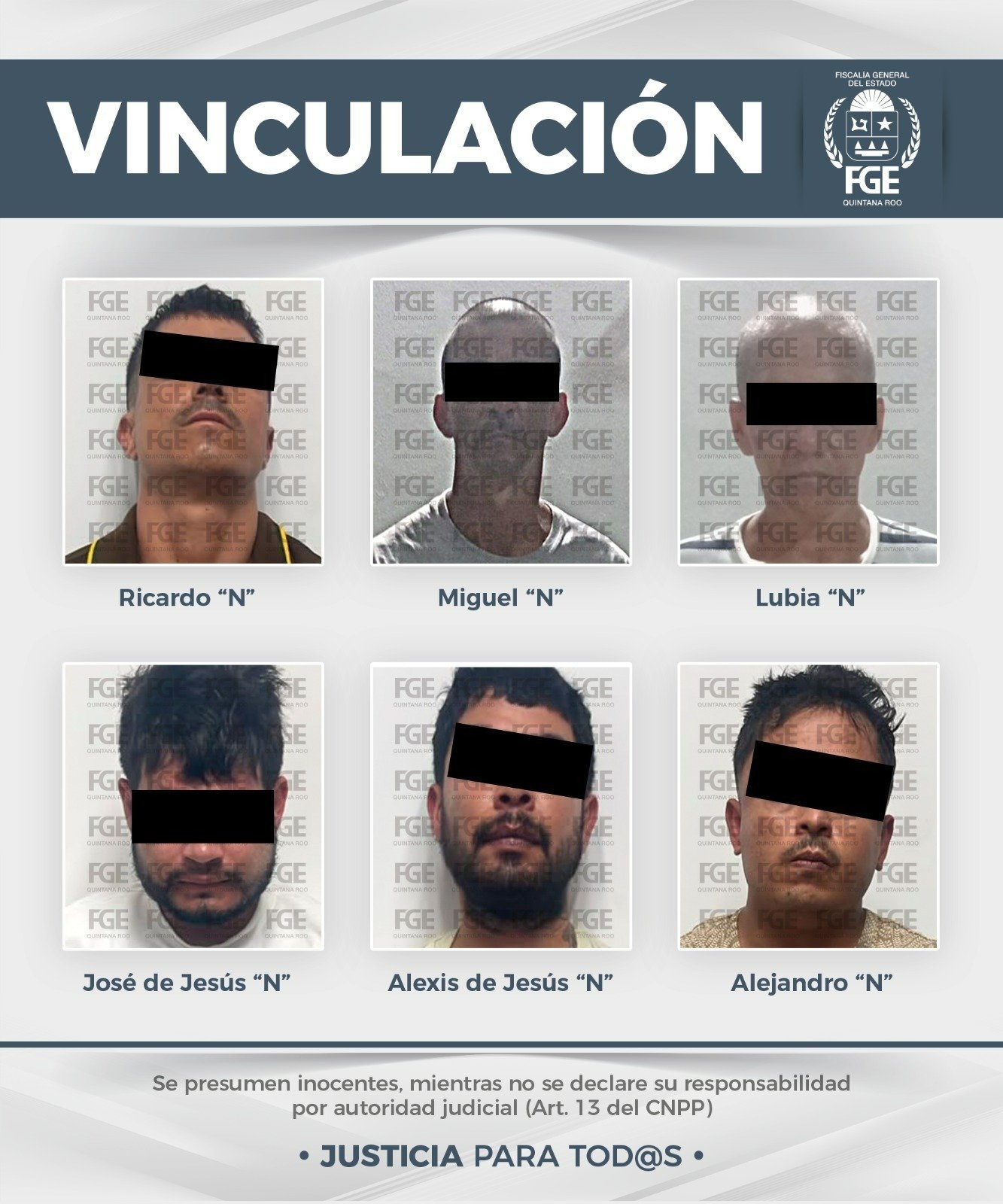 Seven suspects accused of street-level drug sales in Cancún were ordered to stand trial by Quintana Roo judges